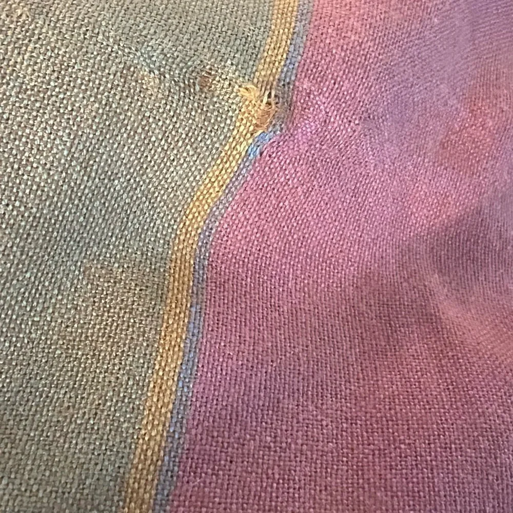 MILHUA PERU BABY ALPACA AND SILK SCARF EUC 14x82